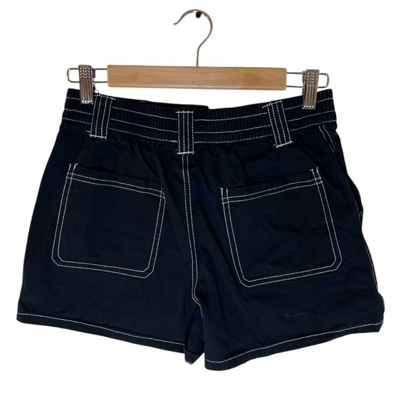 Black Women's FULL TILT Carpenter Twill Girls Shorts Sz M - Picture 5 of 5